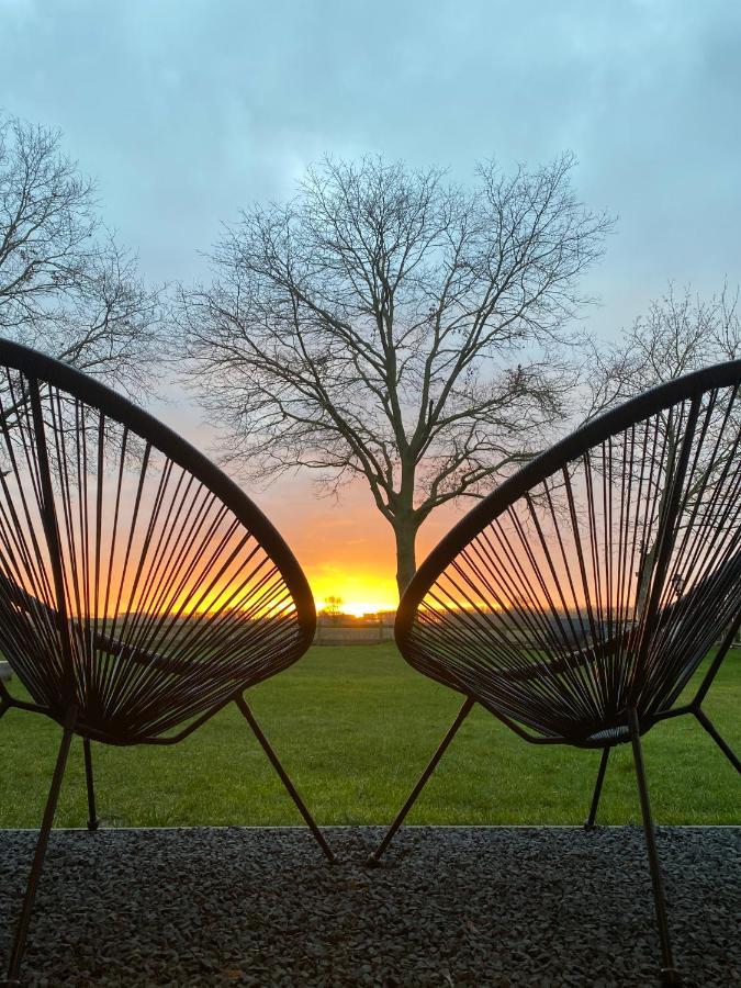Damse Paveljoentje Comfort En Uitzicht In Damme Bagian luar foto